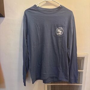 Southern Tide Classic Blue Long Sleeve Tee